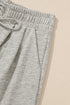 High Waisted Lace Up Front Wide Leg Pants