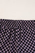 High Waisted Leopard And Checkered Print Athletic Casual Shorts