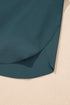 High Waisted Tulip Hem Side Pocket Active Skort