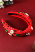 Holiday Cartoon Charm Rhinestone Knotted Headband