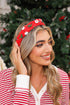 Holiday Cartoon Charm Rhinestone Knotted Headband