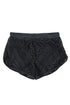 Hollow Out Lace Overlay Swim Short Bottom