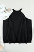 Hollow Out Off-The-Shoulder Long Sleeve T-Shirt