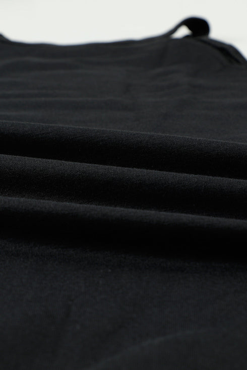 Hollow Out Off-The-Shoulder Long Sleeve T-Shirt