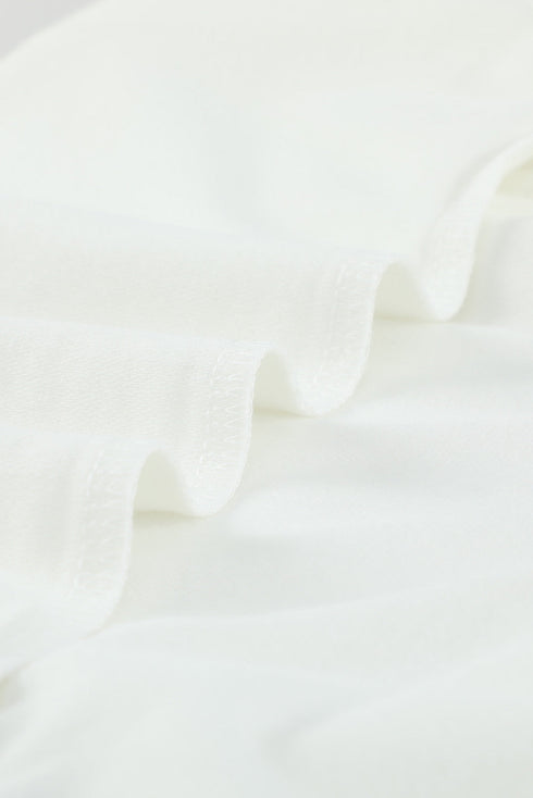 Hollow Out Off-The-Shoulder Long Sleeve T-Shirt