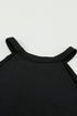 Hollow Out Off-The-Shoulder Long Sleeve T-Shirt