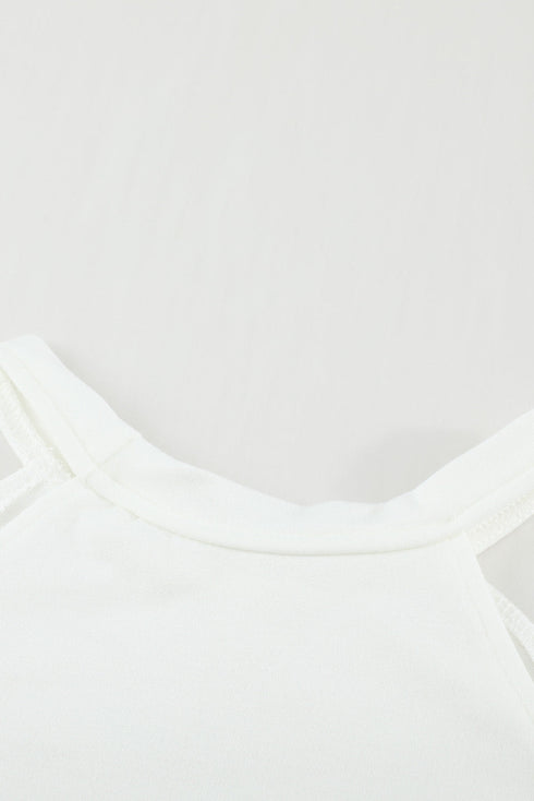 Hollow Out Off-The-Shoulder Long Sleeve T-Shirt