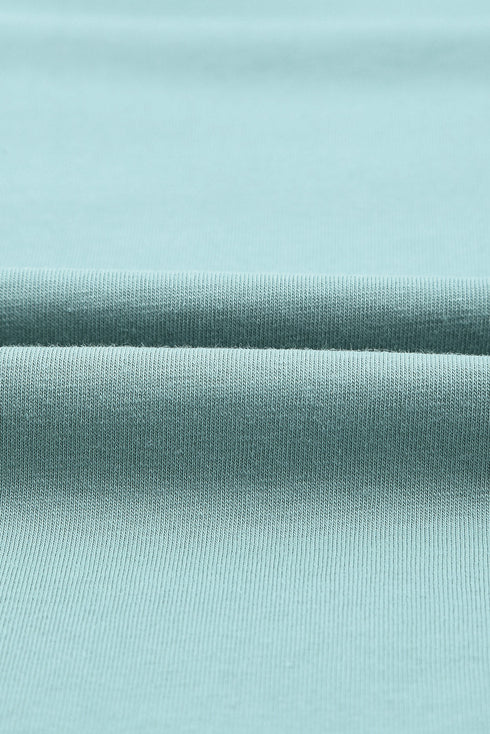 Hollow Out Ruffle Sleeve T-Shirt