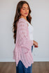 Hollow Pattern Crochet Drop Shoulder Open Front Sweater Cardigan