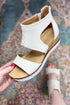Hollowed Cutout Detail Strappy Flat Gladiator Sandals