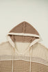 Hollowed Open Knit Pullover Hooded Jumper Sweater