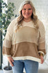Hollowed Open Knit Pullover Hooded Jumper Sweater