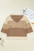 Hollowed Open Knit Pullover Hooded Jumper Sweater