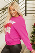 Holly Jolly Babe Graphic Pullover Sweatshirt