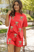 Home Run Style Sequin Baseball Patch Corded Two Piece Short Set