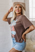 Honky Tonk Honey Graphic Crew Neck Western Tee