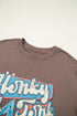 Honky Tonk Honey Graphic Crew Neck Western Tee