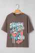 Honky Tonk Honey Graphic Crew Neck Western Tee