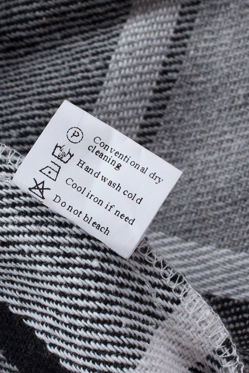 Hooded Plaid Button Front Shacket