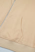 Hooded Zip Up Pattern Free Minimalist Layering Sweatshirt