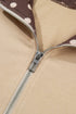 Hooded Zip Up Pattern Free Minimalist Layering Sweatshirt