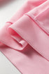 Horizontal Ribbed Textured Exposed Seam Long Sleeve Top