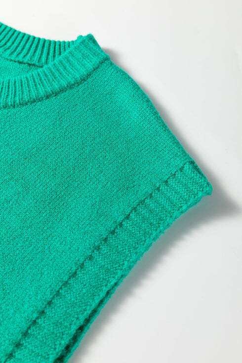 Horse Bit Graphic Short Sleeve Knit Sweater