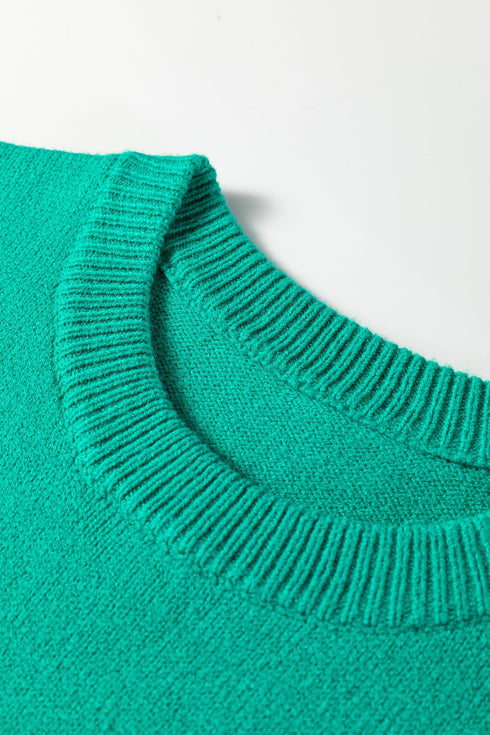 Horse Bit Graphic Short Sleeve Knit Sweater