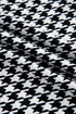 Houndstooth Pattern Oversized Batwing Sleeve Open Cardigan