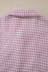 Houndstooth Patterned Textured Patchwork Loose Shacket Jackets