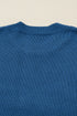 Howdy Script Graphic Crew Neck Pullover Sweater