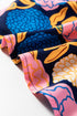 Hydrangea Floral Print Bishop Sleeve V Neck Shift Dress