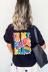 In My Pride Era Retro Rainbow Graphic Back Print Tee