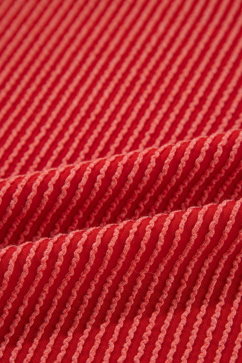 JOLLY Corded Long Sleeve Top and Pockets Pants Set