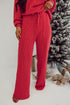 JOLLY Corded Long Sleeve Top and Pockets Pants Set