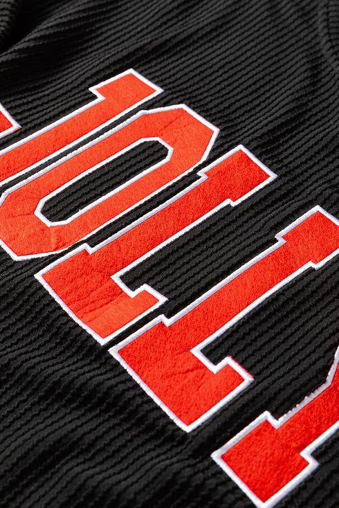 JOLLY Corded Long Sleeve Top and Pockets Pants Set