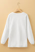 Joy To The World Graphic Corded Sweatshirt