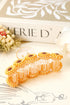 Jurassic Motif And Sunflower Resin Hair Claw Clip