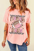 Kickoff Couture Football Season Star Print Graphic Game Day Tee