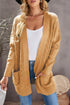Knit Texture Long Cardigan