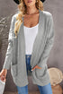 Knit Texture Long Cardigan