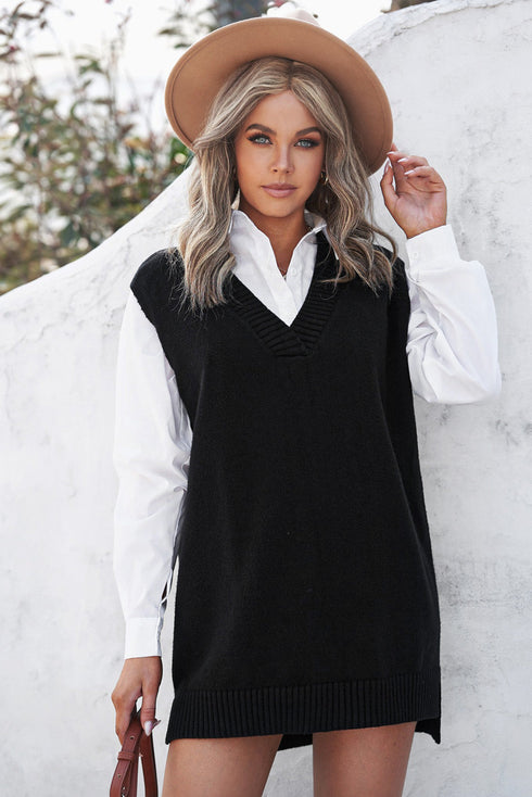 Knit Vest Pullover Sweater