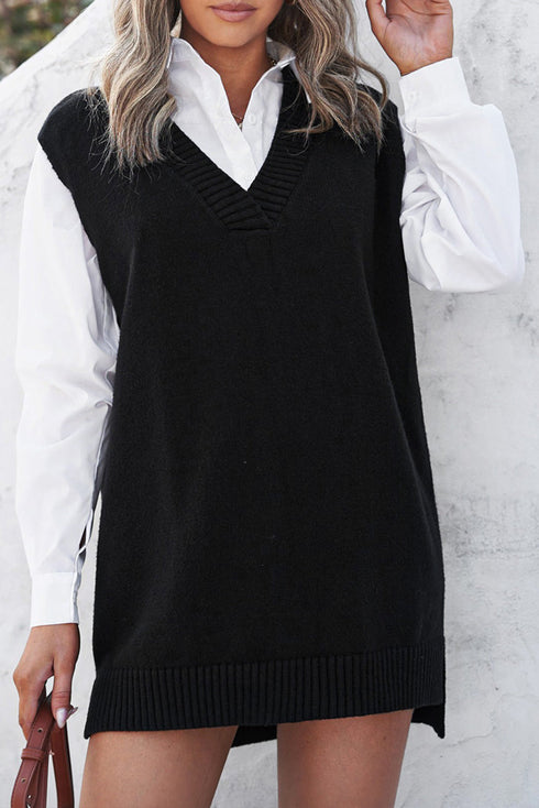 Knit Vest Pullover Sweater