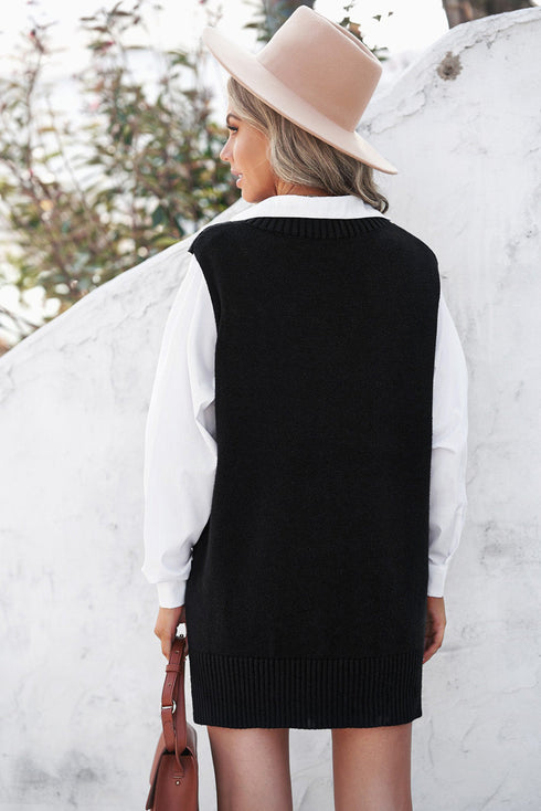 Knit Vest Pullover Sweater