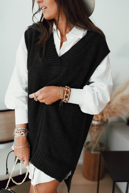 Knit Vest Pullover Sweater