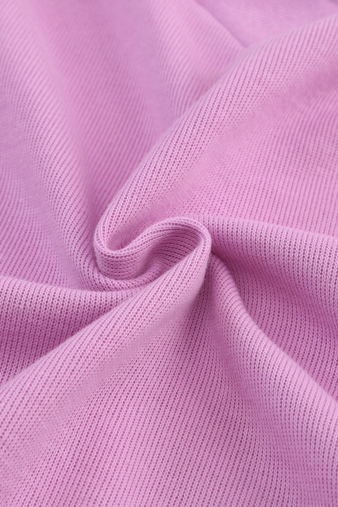 Knitted V Neck Buttoned Cuffs Sweater