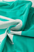 Lace Bow Detail Raw Edge Cotton Blend Tee