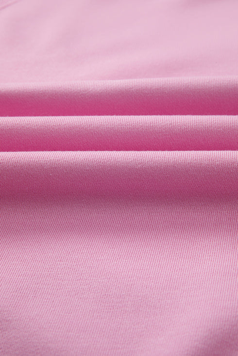 Lace Inset Detail Raglan Sleeve Casual Pullover Sweatshirt Top