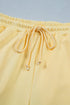 Lace Patchwork Half Sleeve Wide Leg Matching Pant Set