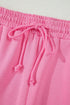 Lace Patchwork Half Sleeve Wide Leg Matching Pant Set